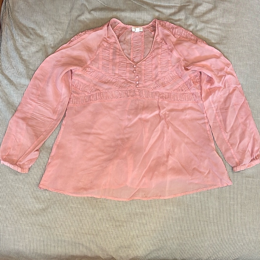 J.Jill Pale Pink Blouse